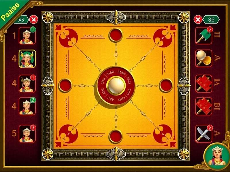 Carrom Turbo Gladiator Power Game Interface